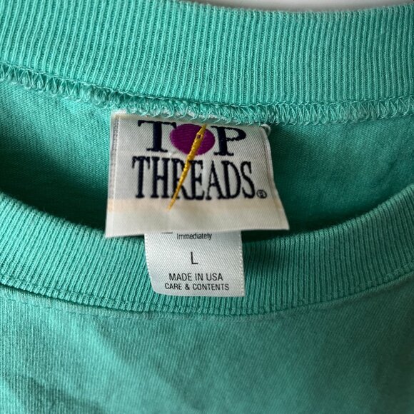 Myrtle Beach T Shirt Vintage Green Extra Large XL Embroidered Tee - Picture 3 of 12